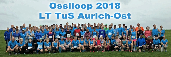 Gruppenbild Ossiloop 2018 LT TuS Aurich Ost